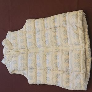 Girls youth size LG 10/12 Old Navy Frost Free Vest with pockets